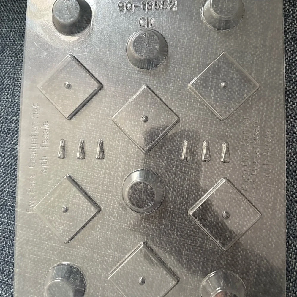 Clear Plastic Chocolate Mold Bundle - 12